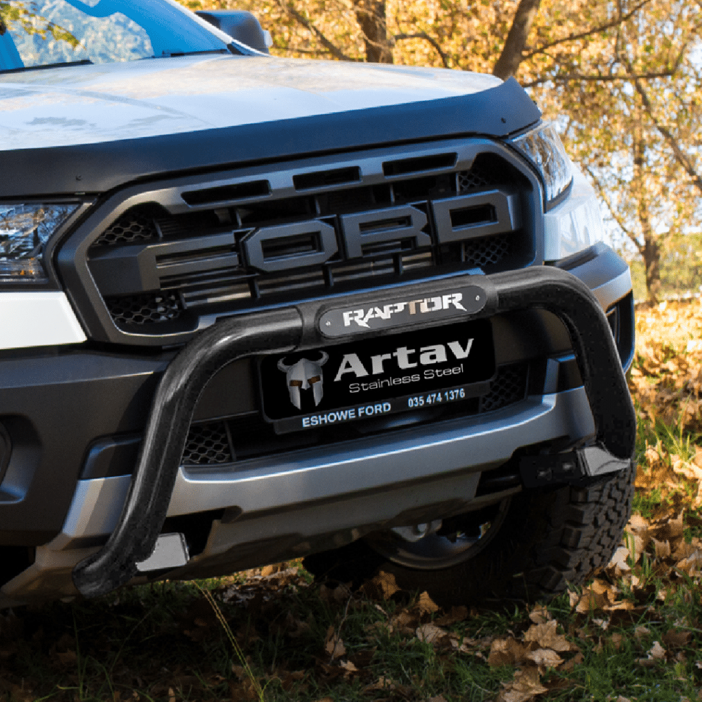 Ford Rager Raptor Bar Ford Ranger Raptor Nudge Bar Black Stainless - Canopy King
